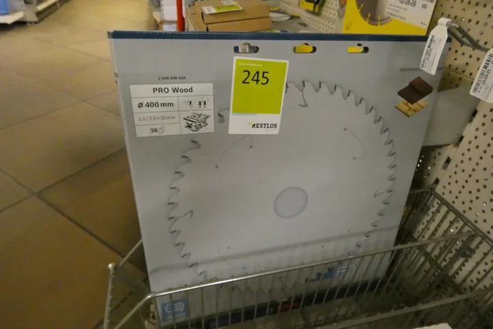 2x Bosch Pro Wood Ø400mm Kreissägeblatt
